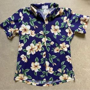 Vintage cotton Hawaiian shirt, XS or Youth